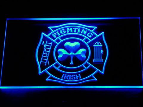 Fire Department Shamrock LED Neon Sign